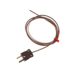 RS PRO Type T Thermocouple 3m Length, 1/0.376mm Diameter, -75°C → +250°C