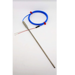 RS PRO Type K Thermocouple 250mm Length, 1mm Diameter → +750°C