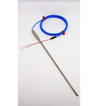 RS PRO Type K Thermocouple 500mm Length, 6mm Diameter → +1100°C