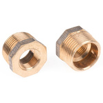 RS PRO Bronze 1 in BSPT Male x 1/2 in BSPP Female Straight Reducer Bush Threaded Fitting