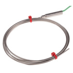 RS PRO Type K Thermocouple 1.5m Length, 1.5mm Diameter → +1100°C