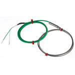 RS PRO Type K Thermocouple 1m Length, 1.5mm Diameter → +1100°C