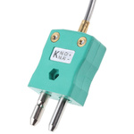 RS PRO Type K Thermocouple 1m Length, 3mm Diameter → +1100°C