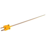 RS PRO Type K Thermocouple Connector 1m Length, 1.5mm Diameter, -40°C → +1100°C