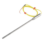 RS PRO Type K Thermocouple 150mm Length, 4.5mm Diameter → +1100°C