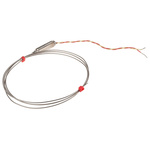 RS PRO Type K Thermocouple 1m Length, 1mm Diameter → +1100°C