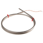 RS PRO Type K Thermocouple 1m Length, 6mm Diameter → +1100°C