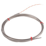 RS PRO Type K Thermocouple 3m Length, 3mm Diameter → +1100°C