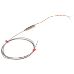 RS PRO Type K Thermocouple 1m Length, 1.5mm Diameter → +1100°C