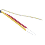 RS PRO Type K Thermocouple 1m Length, 1/0.3mm Diameter → +250°C