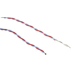 RS PRO Type T Thermocouple 1m Length, 1/0.3mm Diameter → +250°C