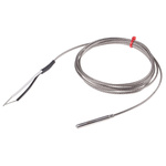 RS PRO Type J Thermocouple 40mm Length, 4.76mm Diameter → +350°C