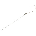 RS PRO Type T Thermocouple 250mm Length, 1mm Diameter → +400°C