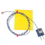 RS PRO Type J Thermocouple 2m Length, 6.35mm Diameter → +200°C