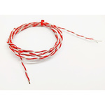 RS PRO Type K Thermocouple 10m Length, 1/0.2mm Diameter → +250°C