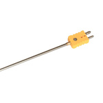 Electrotherm282 Type K Thermocouple 1000mm Length, 4.5mm Diameter, 0°C → +1000°C