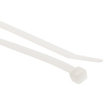 RS PRO Natural Cable Tie Nylon, 190mm x 4.8 mm
