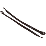 HellermannTyton Black Hook & Loop Cable Tie, 330mm x 12.5 mm