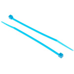 RS PRO Blue Cable Tie Nylon, 100mm x 2.5 mm