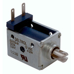 Deltrol Linear Solenoid, 12 V dc, 30oz, 1.8N, 23.11 x 31.88 x 19.02 mm