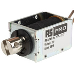 RS PRO Linear Solenoid, 24 V dc, 40 x 24 x 29 mm
