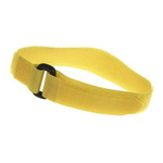 RS PRO Yellow Hook & Loop Cable Tie, 300mm x 20 mm
