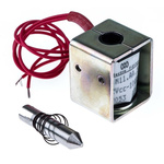 Mecalectro Linear Solenoid, 12 V dc, 1N, 27 x 22 x 20 mm
