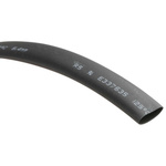 RS PRO Heat Shrink Tubing, Black 6.4mm Sleeve Dia. x 8m Length 2:1 Ratio