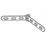 Cablofil International Hinged Coupler PVC Cable Tray Coupler, 75 → 150 mm Width
