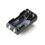 Takachi Electric Industrial AA Battery Holder, Button & Leaf Spring Contact