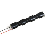 Takachi Electric Industrial AA Battery Holder, Button & Leaf Spring Contact