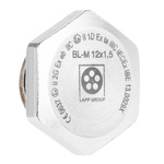 Lapp ATEX M12 Plug, Nickel Plated Brass, Threaded, IP68