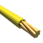 Alpha Wire 1853 Series Yellow 0.13 mm² Hook Up Wire, 26 AWG, 7/0.16 mm, 30m, PVC Insulation