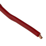 Staubli Red 1 mm² Hook Up Wire, 17 AWG, 259/0.07 mm, 25m, PVC Insulation