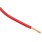 Staubli SiliVolt-1V Series Red 2.5 mm² Hook Up Wire, 651/0.07 mm, 25m, Silicone Insulation