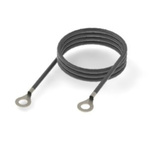 Arcol HSC500 Series Black 3 mm² Hook Up Wire, 12 AWG, 19/0.45 mm, 500mm, PTFE Insulation