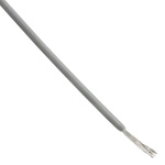 Alpha Wire 7055 Series Grey 0.33 mm² Hook Up Wire, 22 AWG, 7/0.25 mm, 30m, PVC Insulation