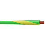 AXINDUS MN2XTREM Series Green/Yellow 4 mm² Hook Up Wire, 6 AWG, 1/4 mm^2, 100m, Cross Linked Polyolefin Insulation