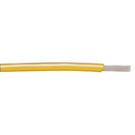 Alpha Wire 3057 Series Yellow 1.3 mm² Hook Up Wire, 16 AWG, 1/1.29 mm, 30m, PVC Insulation