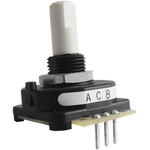 Grayhill Optical Encoder with a 6.35 mm Flat Shaft, Panel Mount