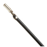 Molex Male CLIK-Mate 1.25mm to Male CLIK-Mate 1.25mm Crimped Wire, 300mm, 28AWG, Black