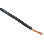 Staubli SiliVolt-1V Series Black 2.5 mm² Hook Up Wire, 651/0.07 mm, 25m, Silicone Insulation
