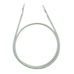 RS PRO Male DF1B to Male DF1B Crimped Wire, 300mm, 0.25mm², White