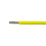 Alpha Wire 67050 Series Yellow 0.75 mm² Hook Up Wire, 18 AWG, 42/0.16 mm², 50m, Polyphenylene Ether Insulation