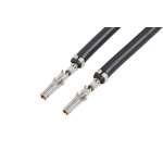 Molex Male Mini-Fit Jr. to Male Mini-Fit Jr. Crimped Wire, 300mm, 1.5mm², Black