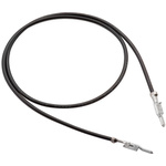 Wurth Elektronik Female WR-MPC4 to Male WR-MPC4 Crimped Wire, 300mm, 0.34mm², Black