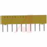 Resistor; 470 Ohms; 1.25 W;  2 %; 100 V (Max.);  100 ppm/ degC; -55  degC; SIP