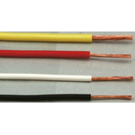 Yellow 1 mm² Equipment Wire, 17 AWG, 40/0.18 mm, 200m, PVC Insulation
