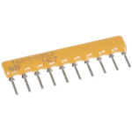 Bourns Bussed Resistor Network 10kΩ ±2% 9 Resistors, 1.25W Total, SIP package 4600X Through Hole