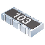 Bourns CAT25 Series 10kΩ ±5% Bussed SMT Resistor Array, 8 Resistors 1608 (4021M) package Concave